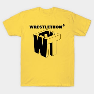 Wrestlethon 6 Black Logo T-Shirt